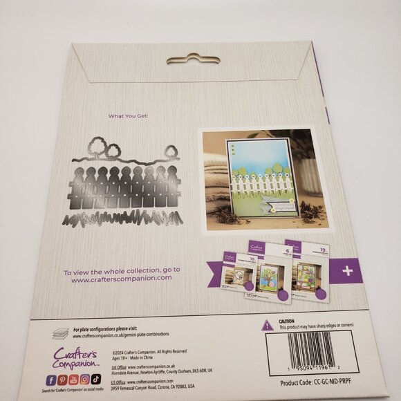 Crafters Campanion Die Set Pretty Picket Fence - Picture 2 of 3